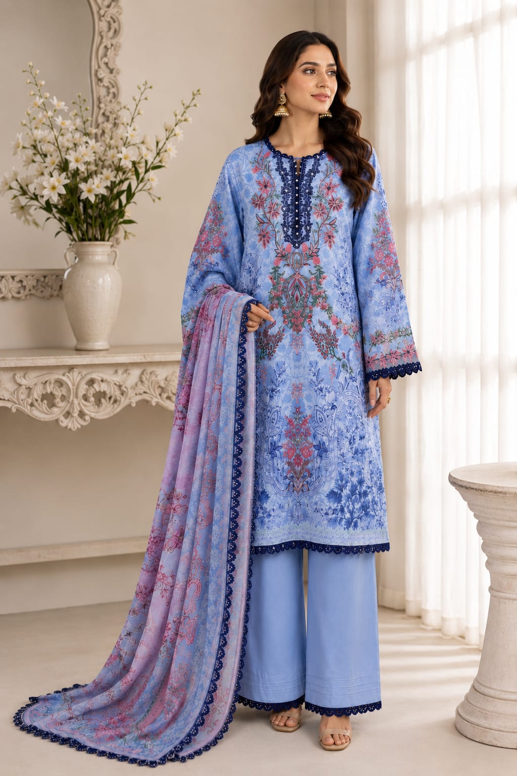 Bahar -E -Gul Lawn Edit | 4212