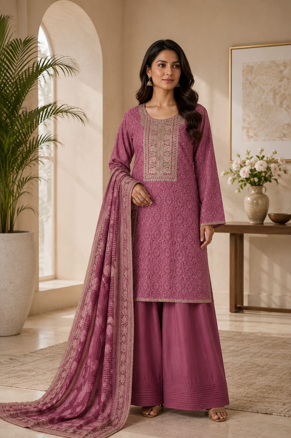Mughal Floral Farshi Edit | 4246