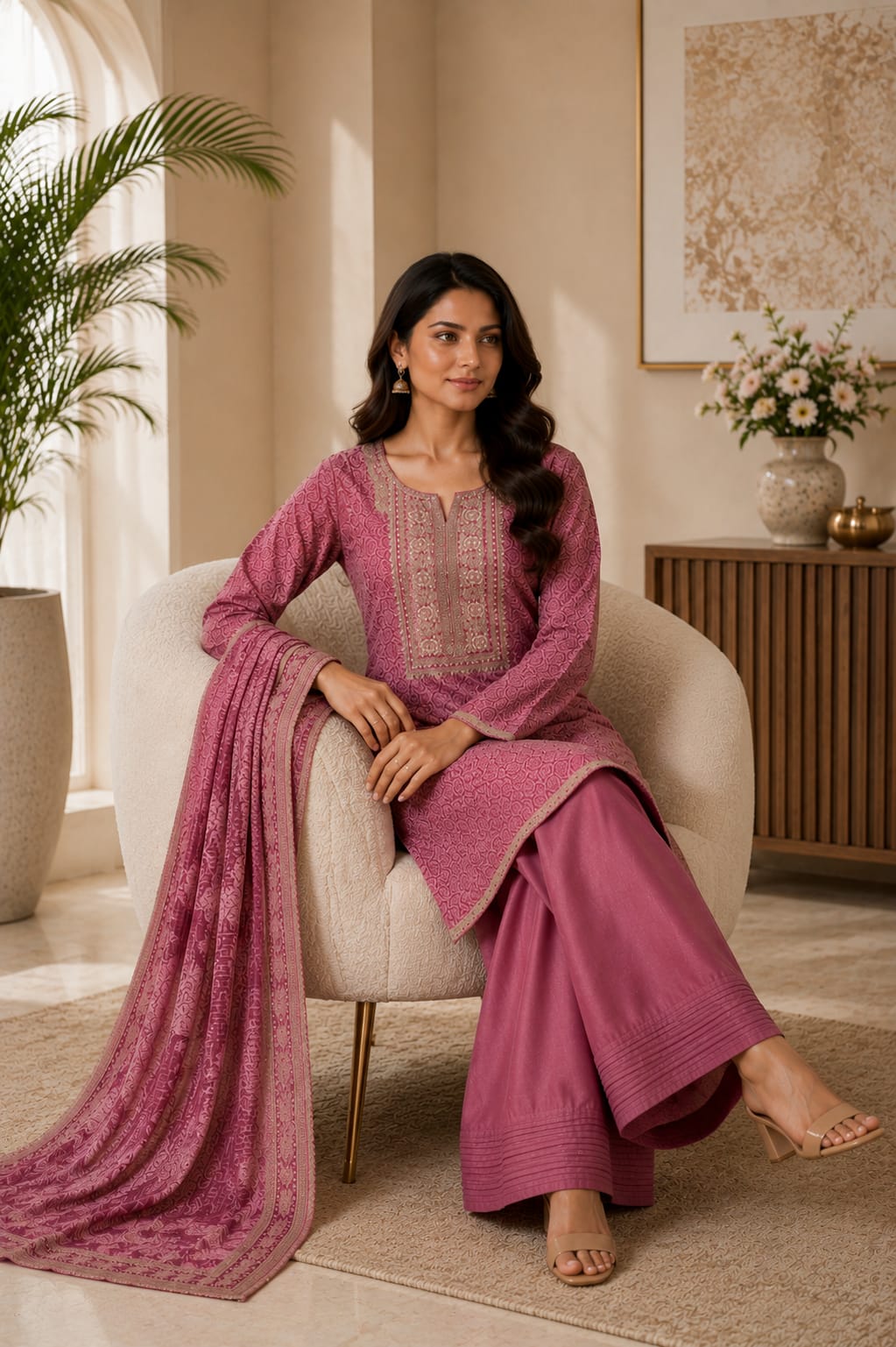 Mughal Floral Farshi Edit | 4246