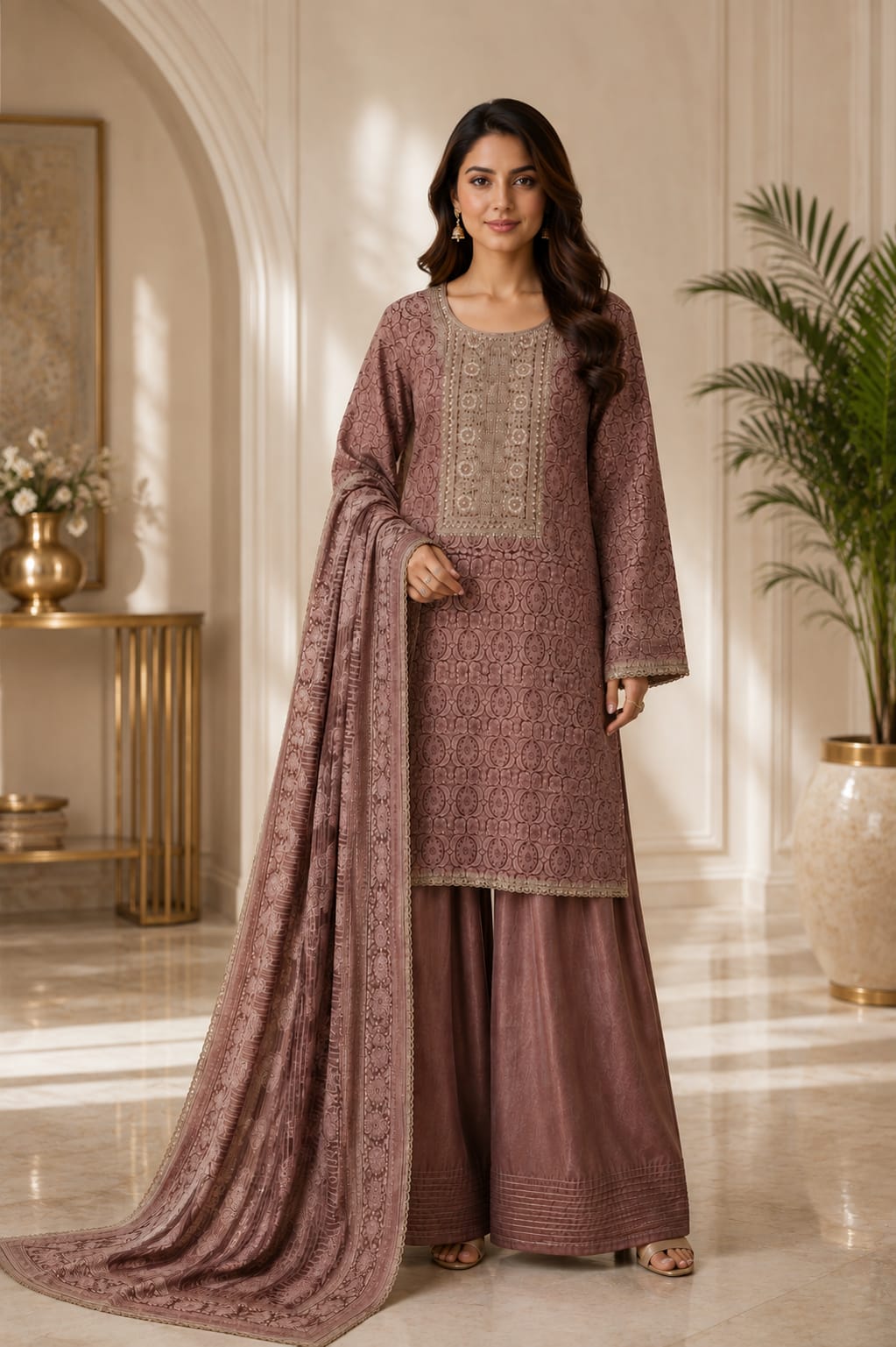 Mughal Floral Farshi Edit | 4249