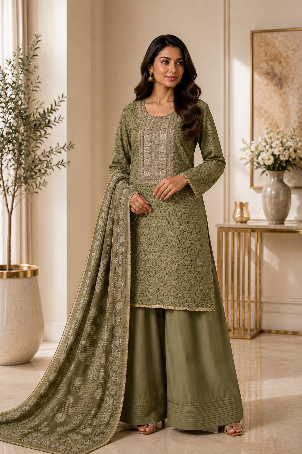 Mughal Floral Farshi Edit | 4247