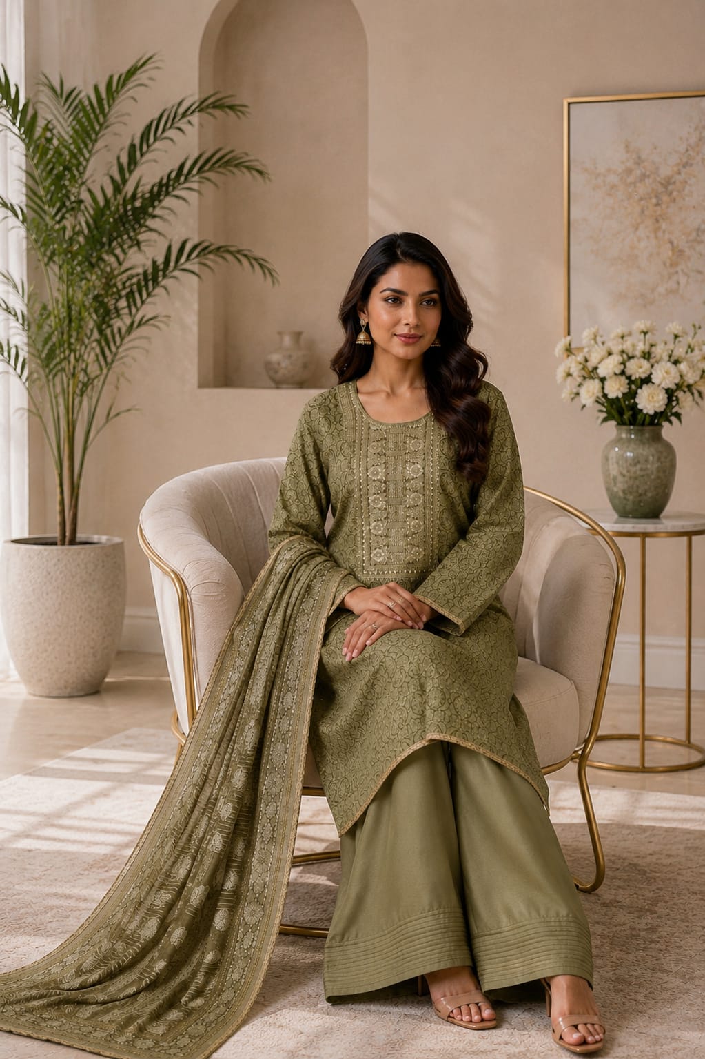 Mughal Floral Farshi Edit | 4247