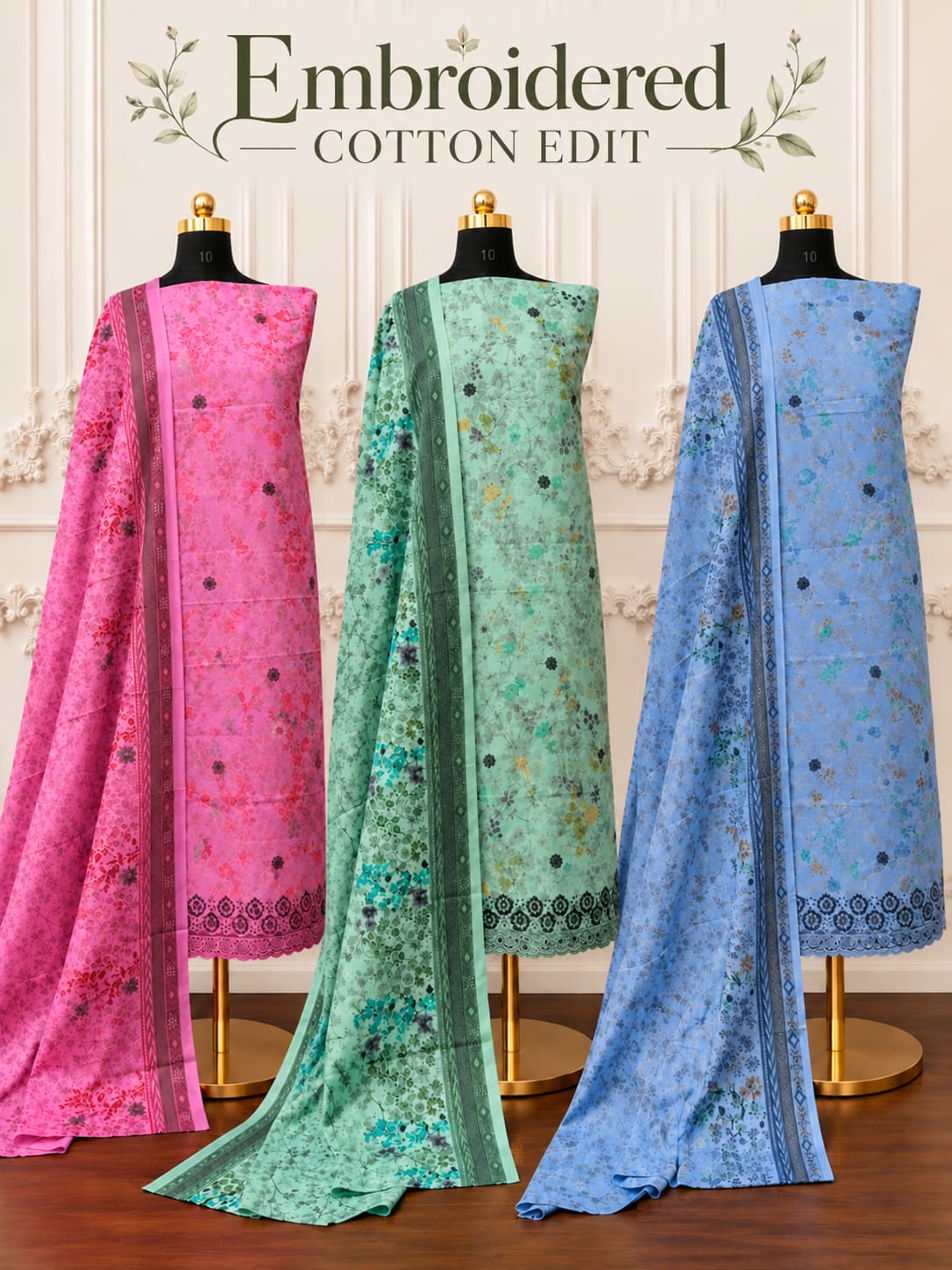 Premium Embroidered Cotton Edition | 5508-5510