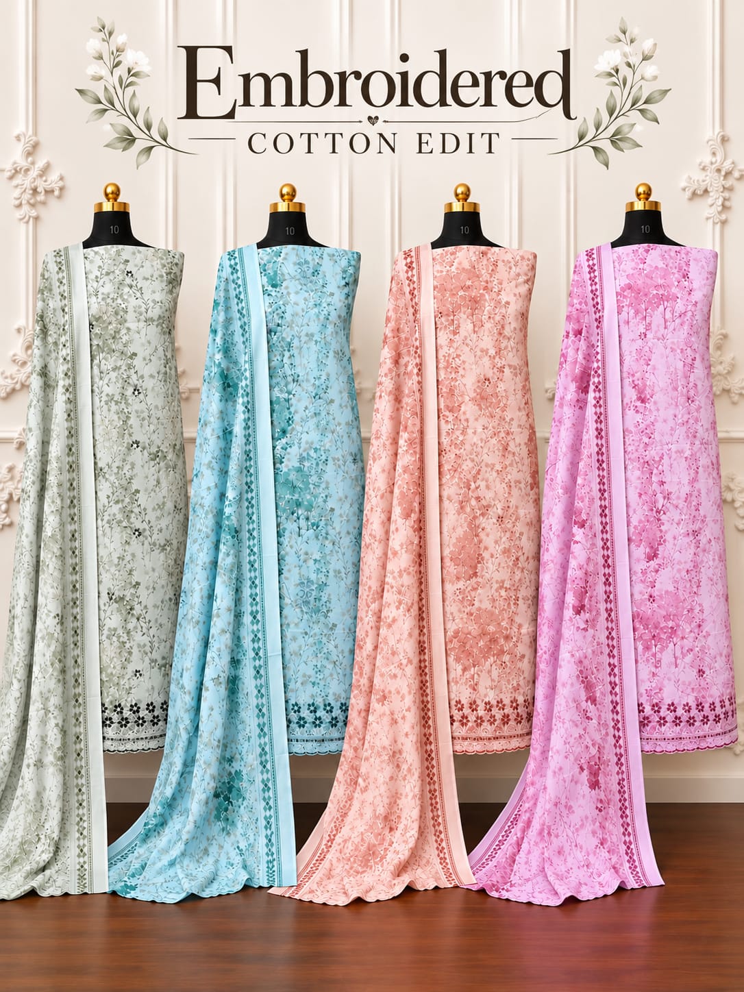 Premium Embroidered Cotton Edition | 5504-5507