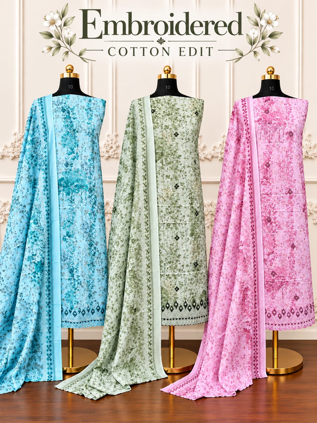 Premium Embroidered Cotton Edition | 5501-5503