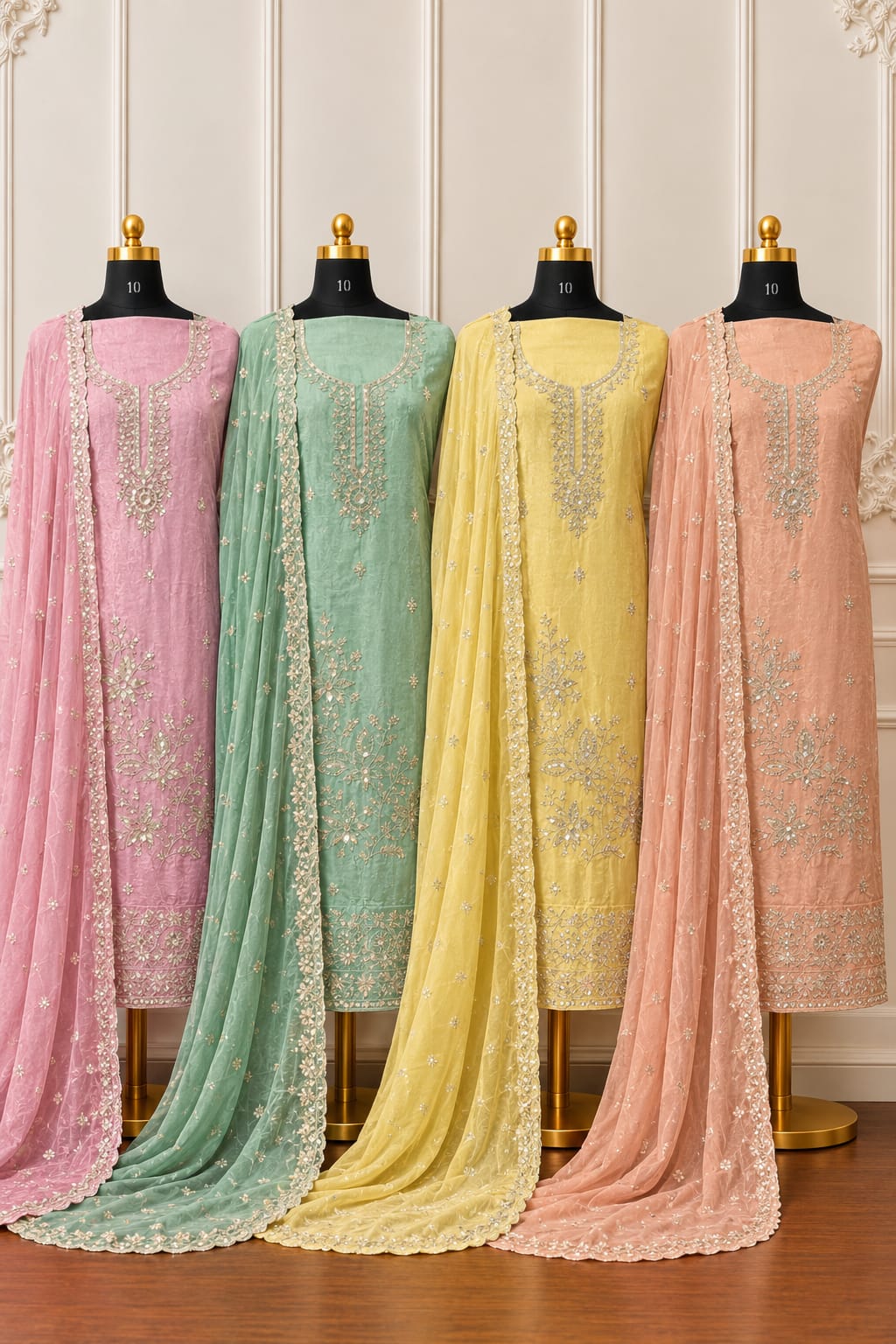 Mehfil -e-Zar Party Wear | 1605-1609