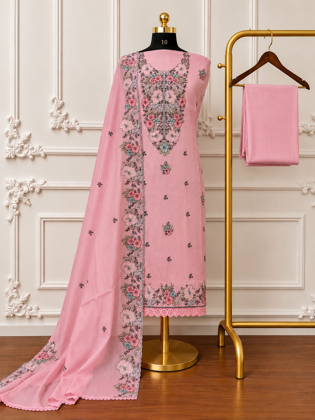 Elegant Floral Embroidered Cotton Edit | 5901 -5904