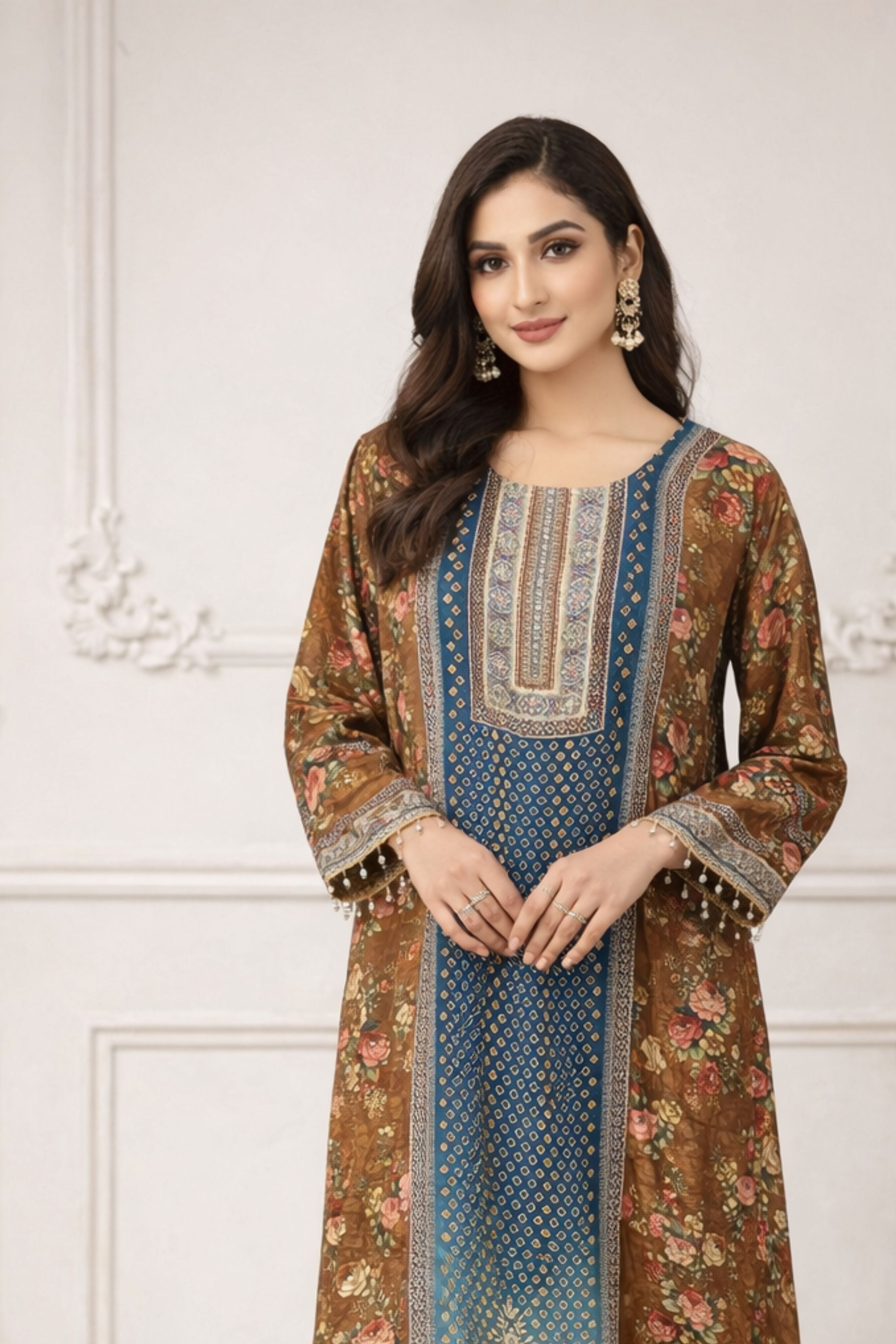 Premium Handwork Crepe Set | 1701