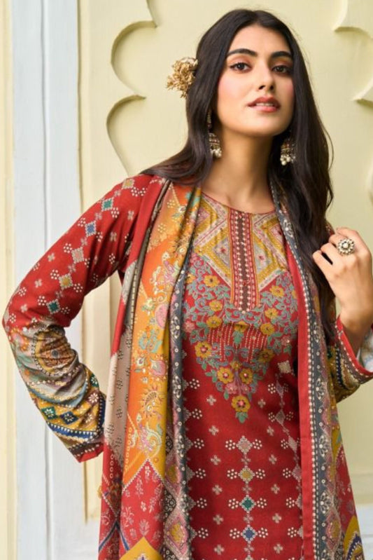 Majestic Pashmina Kaftan Set