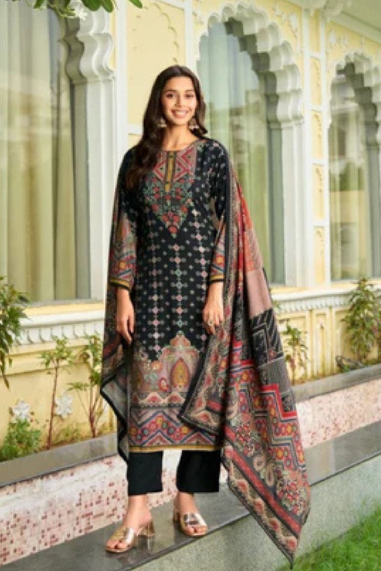 Premium Printed Suit Ensemble