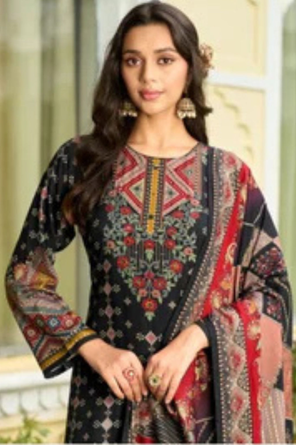 Premium Printed Suit Ensemble