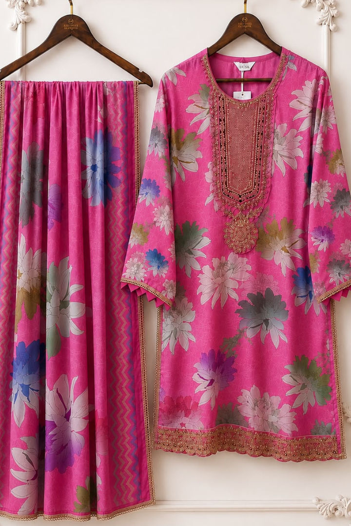 Peony Bloom Farshi Shalwar Series | 4250