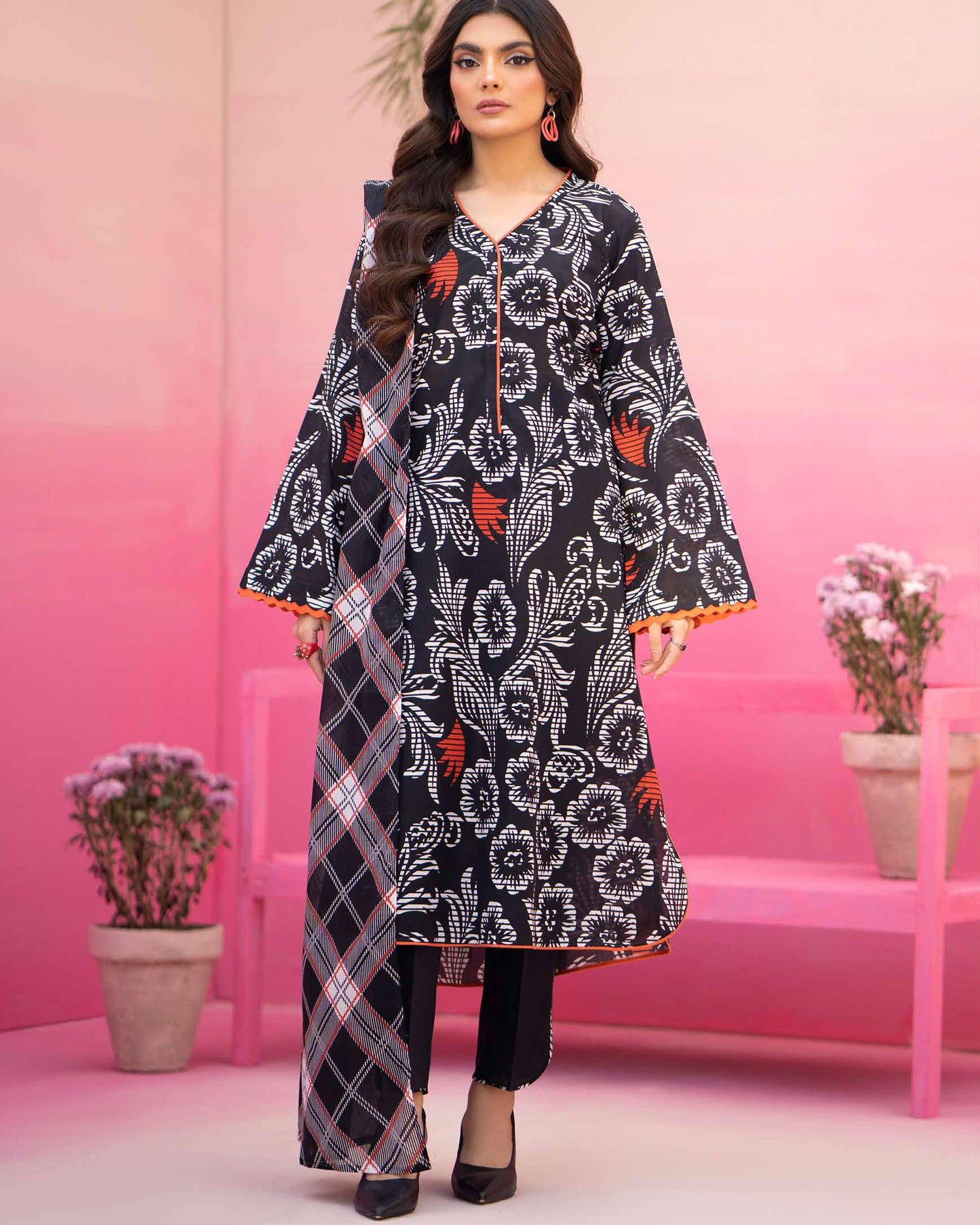 Popinn 3-Piece Unstitched Edit - Article-A2