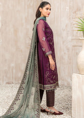 Mishkah by Tawakkal Fabrics Embroidered Organza Suits | D-9931
