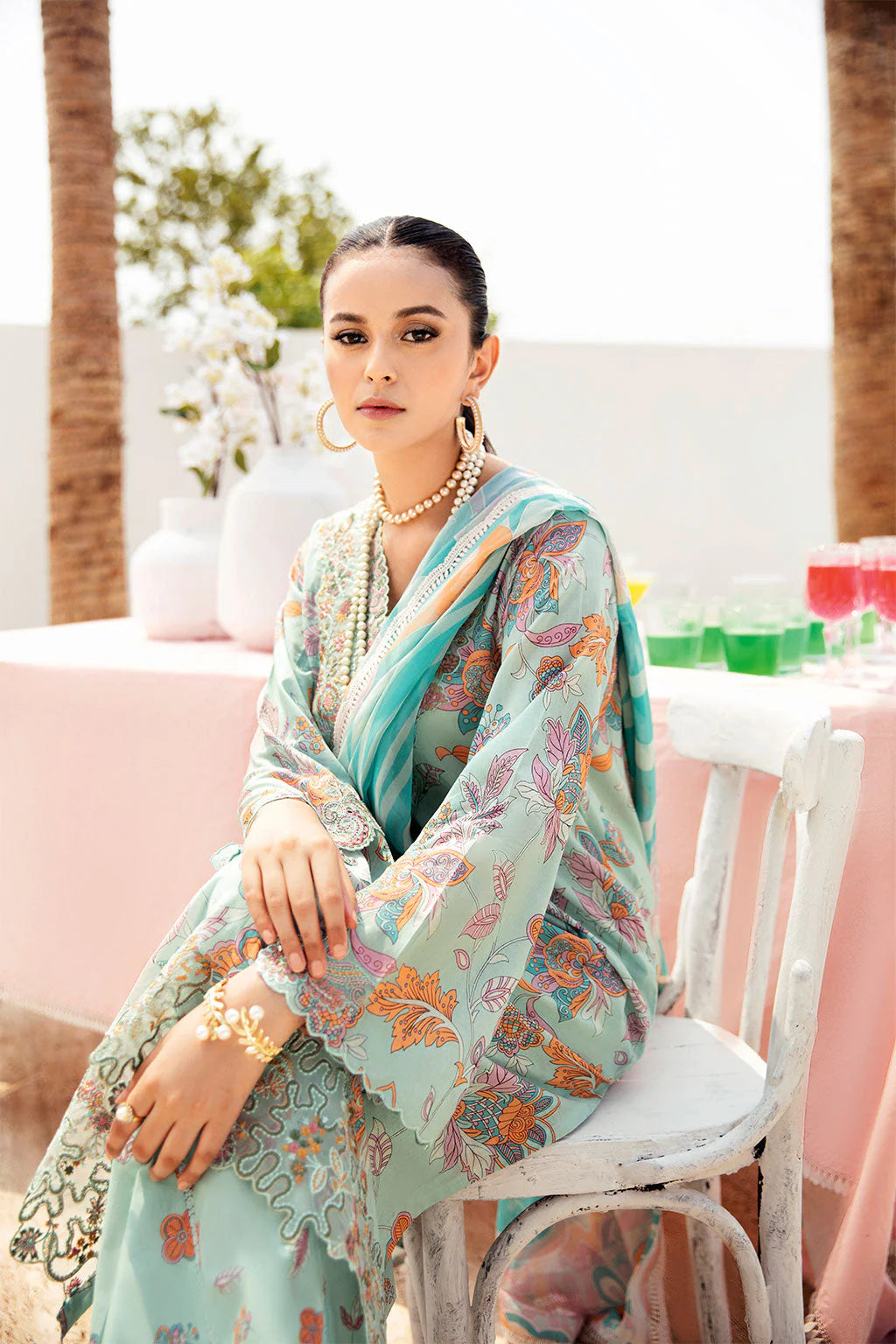 Ramsha Rangrez Luxury Lawn Vol 6 - 2025 - (607)