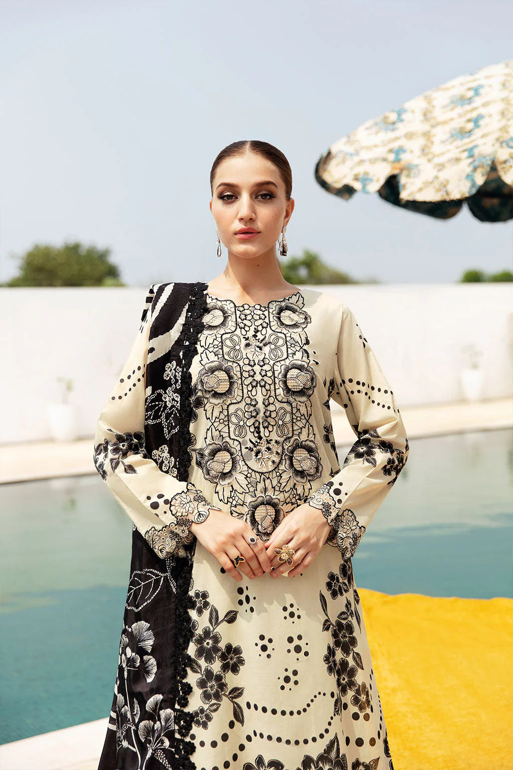 Ramsha Rangrez Luxury Lawn Vol 6 - 2025 - (602)