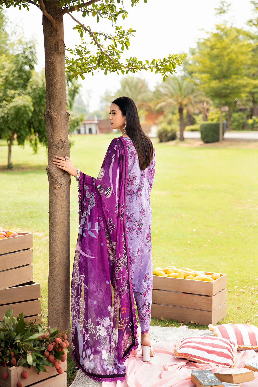 Ramsha Rangrez Luxury Lawn Vol 6 - 2025 - (609)