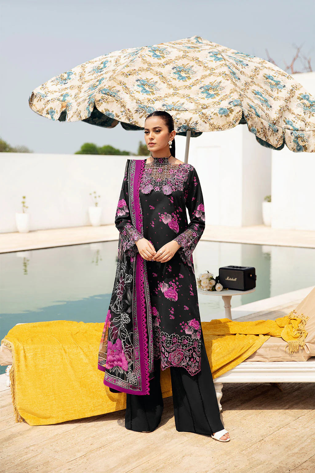 Ramsha Rangrez Luxury Lawn Vol 6 - 2025 - (601)