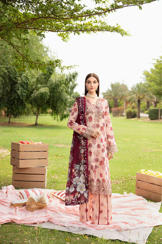 Ramsha Rangrez Luxury Lawn Vol 6 - 2025 - (605)